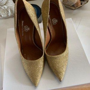 Domenico Vacca Décolleté in glitter leather